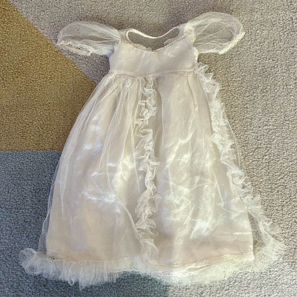 Vintage Christening Cream Gown